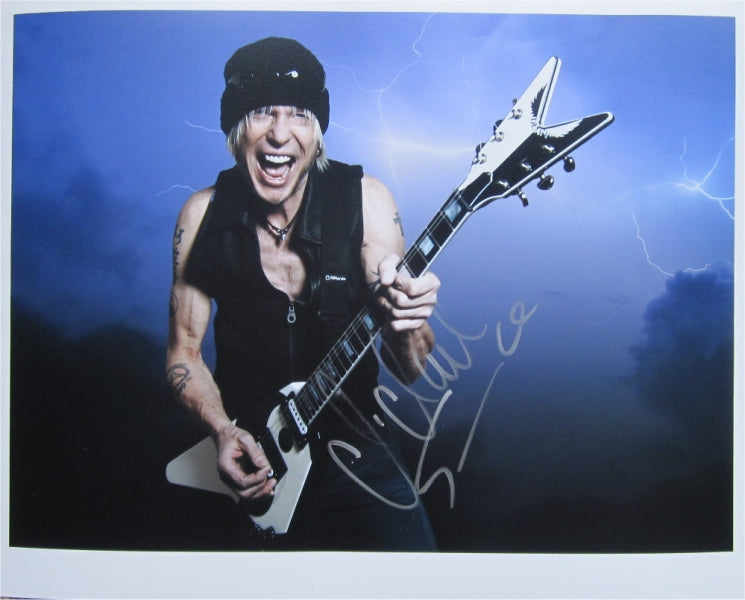 Michael Schenker - Signed Photo 10" x 8" - Used autograph