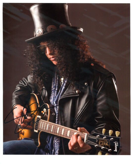 Slash - Signed Photo 10" x 8" - Used autograph