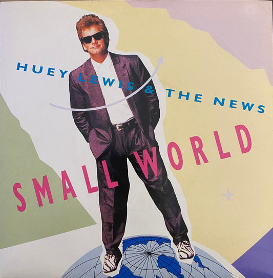 Huey Lewis & The New - Small World - Used Vinyl Record 7"