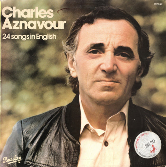 Charles Aznavour - 24 Songs In English - Used Vinyl Record
