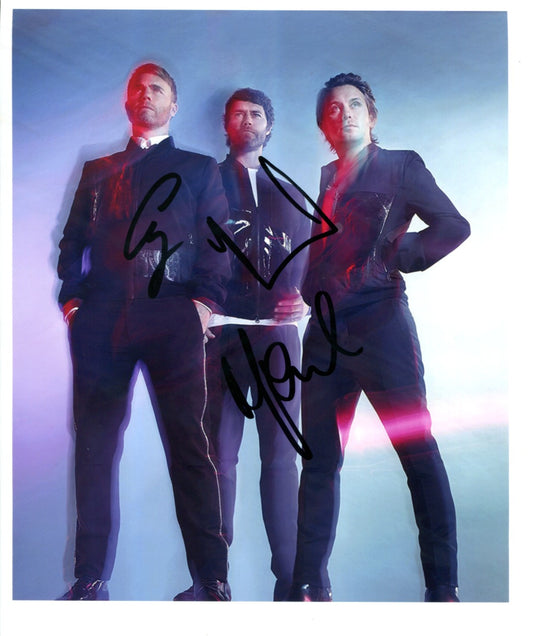 Take That - Signed Photo 10" x 8" - Used autograph
