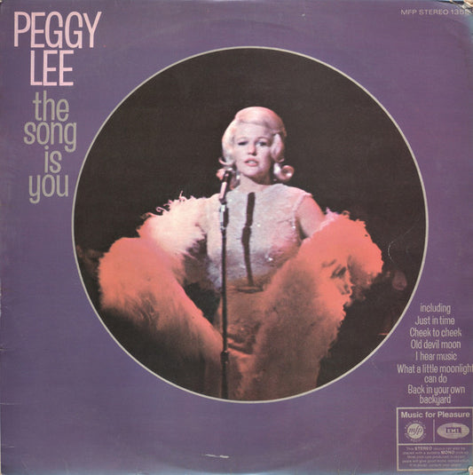 Peggy Lee - The Song Is You - Used Vinyl Record