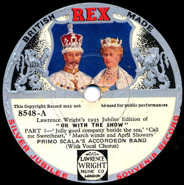 Primo Scala's Accord - On With The Show - Used Vinyl Record Shellac