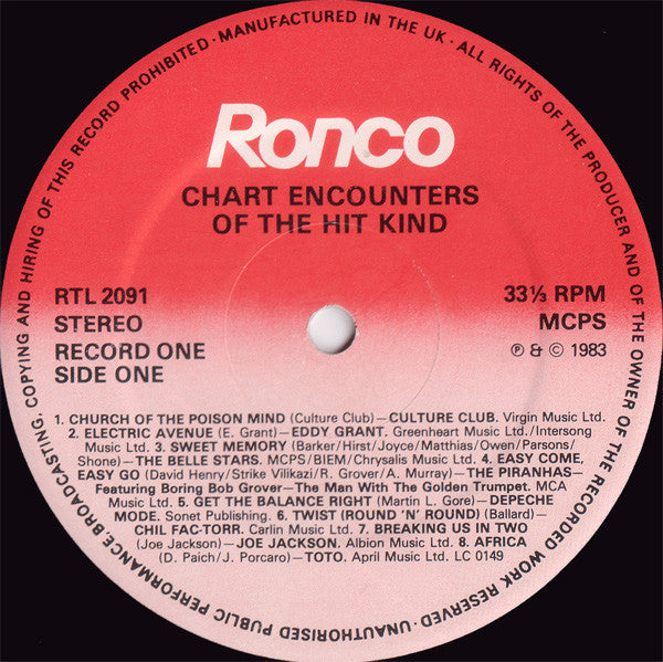 Various - Chart Encounters Of The Hit Kind - Part One - Used Vinyl Re