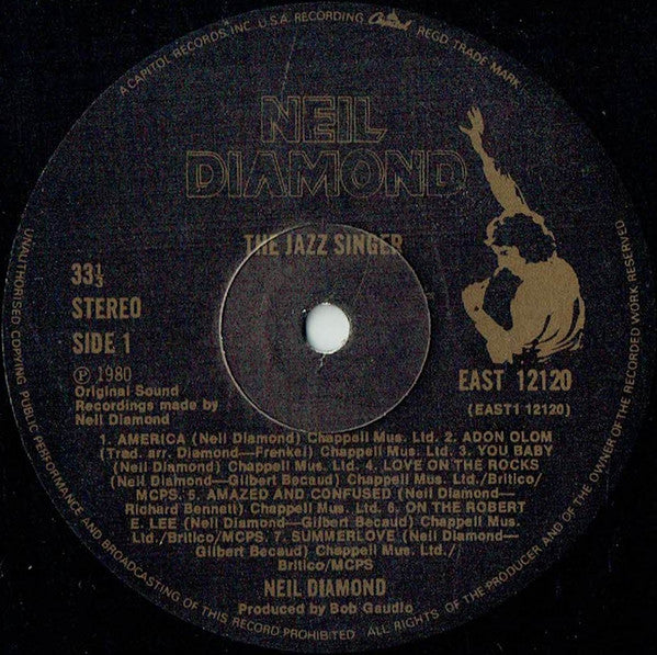 Neil Diamond - Jazz Singer (Original Songs From The Motion Picture) - U