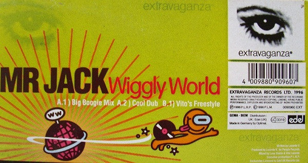 Mr. Jack - Wiggly World - Used Vinyl Record 12"