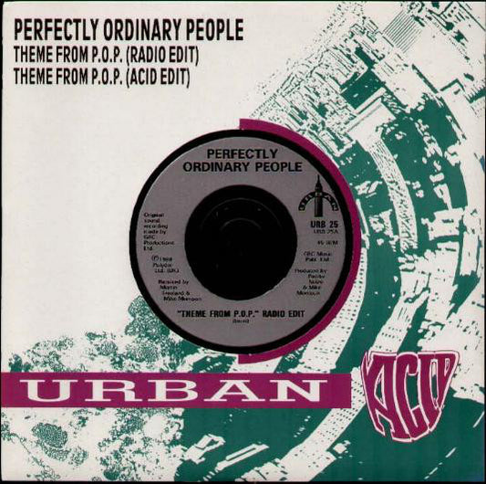 Perfectly Ordinary P - Theme From P.O.P. - Used Vinyl Record 7"
