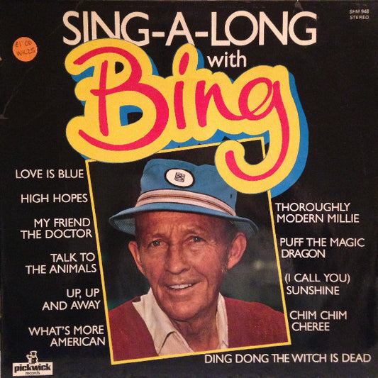Bing Crosby - Sing-A-Long With Bing - Used Vinyl Record