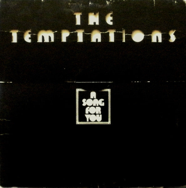 The Temptations - A Song For You - Used Vinyl Record