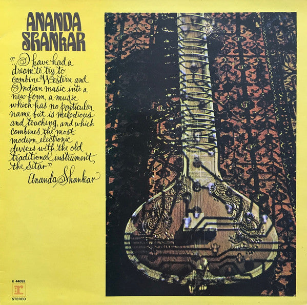Ananda Shankar - Used Vinyl Record