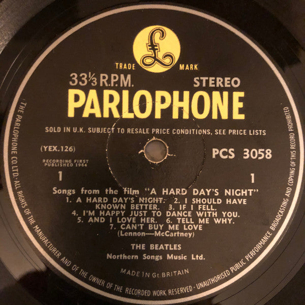 Beatles - A Hard Days Night - Used Vinyl Record
