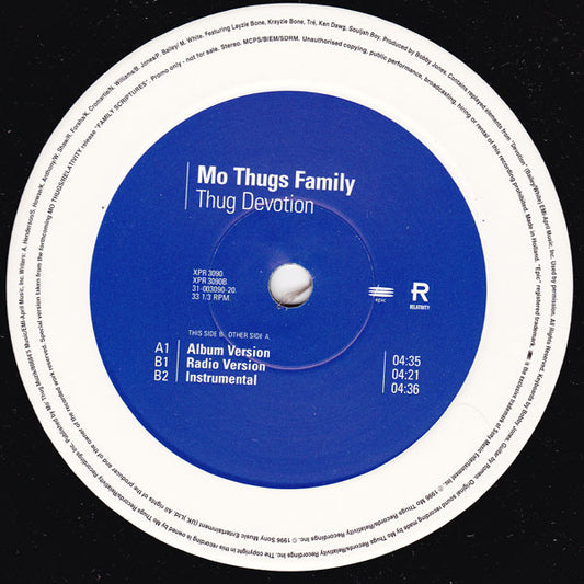 Mo Thugs Family - Thug Devotion - Used Vinyl Record 12"