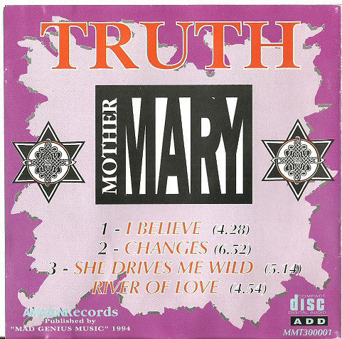 Mother Mary - Truth - Used CD
