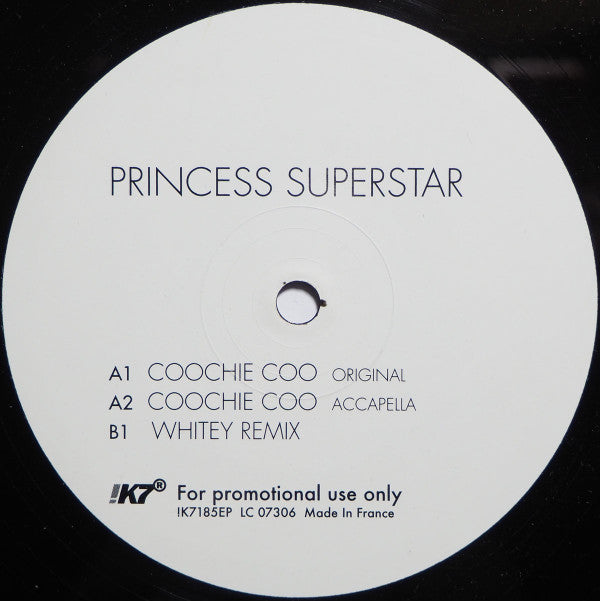 Princess Superstar - Coochie Coo - Used Vinyl Record 12"