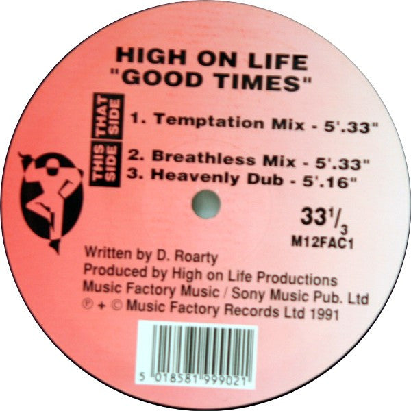 High On Life - Good Times - Used Vinyl Record 12"