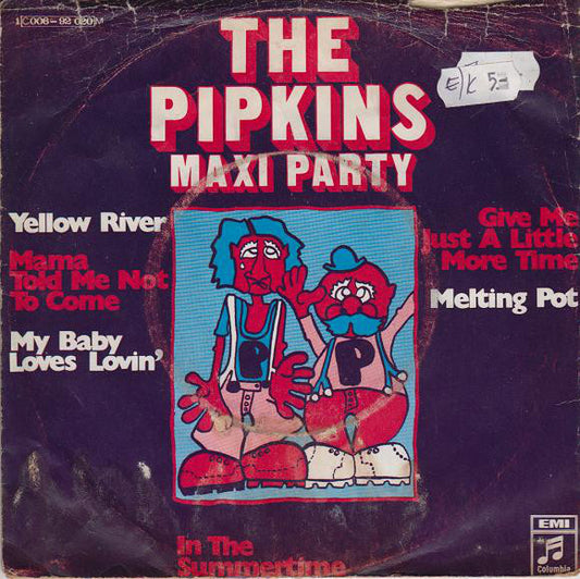 The Pipkins - Pipkins Maxi Party - Used Vinyl Record 7"