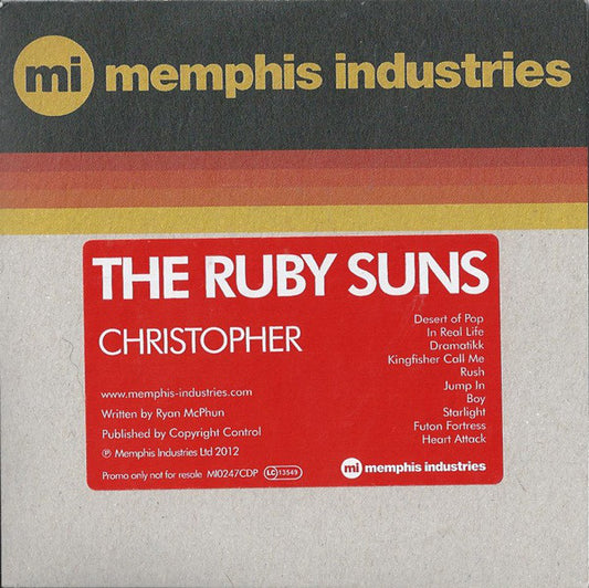 The Ruby Suns - Christopher - Used CD