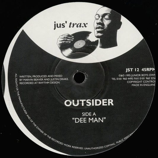 Outsider - Dee Man - Used Vinyl Record 12"