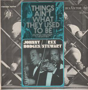 Johnny Hodges - Things Ain't What They Used To Be - Used Vinyl Record