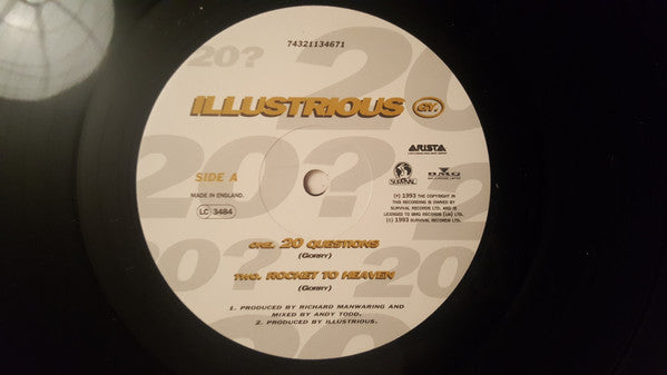 Illustrious GY. - 20 Questions (No No No) - Used Vinyl Record 12"