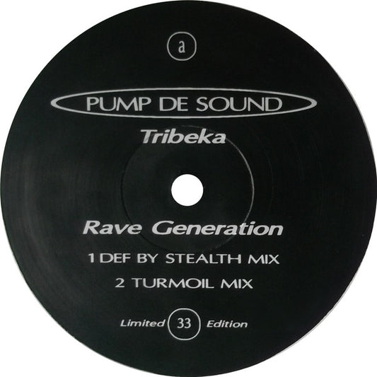 Tribeka - Rave Generation - Used Vinyl Record 12"