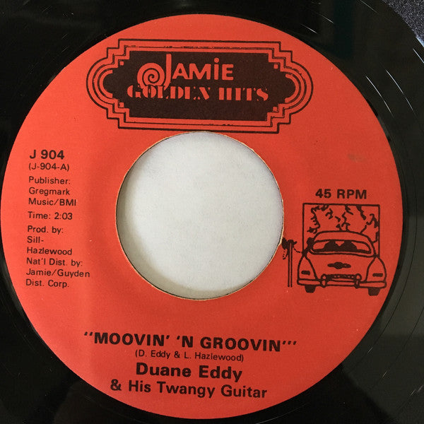 Duane Eddy - Moovin' 'N Groovin' / Peter Gunn - Used Vinyl Record 7"