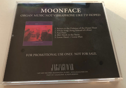 Moonface - Organ Music Not Vibraphone Like I'd Hoped - Used CD