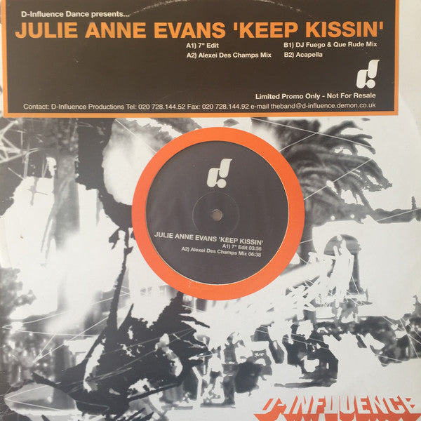 Julie Anne Evans - Keep Kissin - Used Vinyl Record 12"