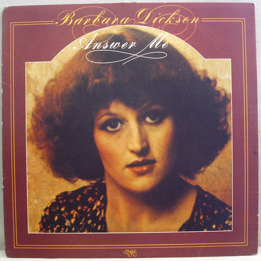 Barbara Dickson - Answer Me - Used Vinyl Record