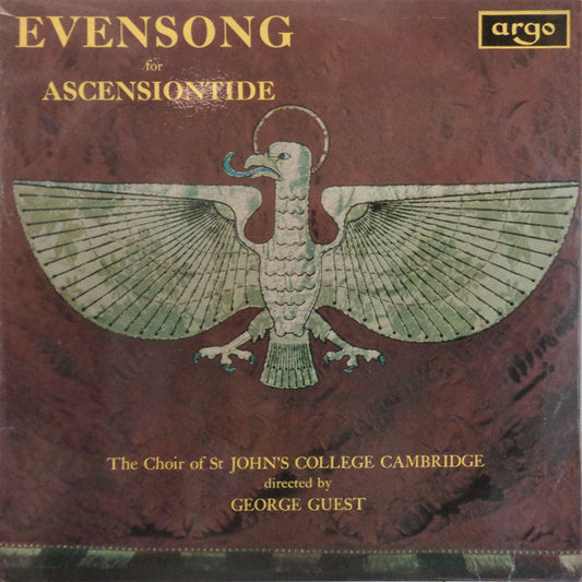 St. John's College C - Evensong For Ascensiontide - Used Vinyl Record