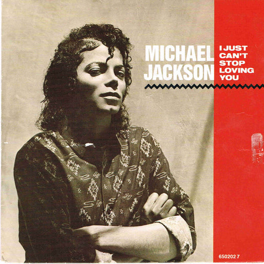 Michael Jackson - I Just Can't Stop Loving You - Used Vinyl Record 7"
