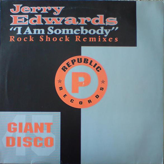 Jerry Edwards - I Am Somebody - Used Vinyl Record 12"