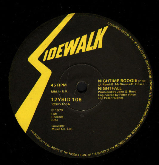 Nightfall - Nightime Boogie - Used Vinyl Record 12"