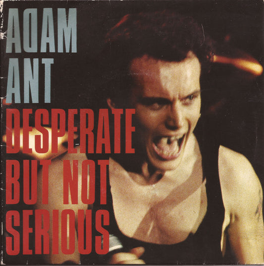 Adam Ant - Desperate But Not Serious - Used Vinyl Record 7"
