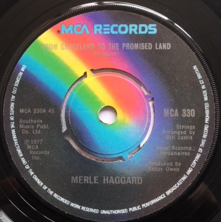 Merle Haggard - From Graceland To The Promised Land - Used Vinyl Record
