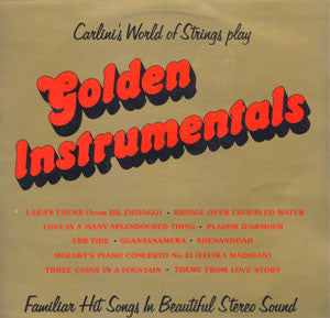 Carlini's World Of S - Golden Instrumentals - Used Vinyl Record