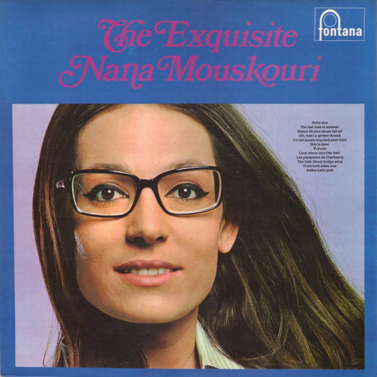 Nana Mouskouri - The Exquisite Nana Mouskouri - Used Vinyl Record