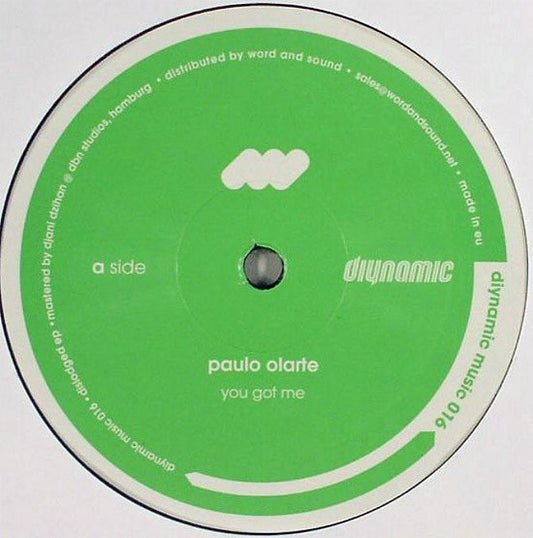 Paulo Olarte - Dislodged EP - Used Vinyl Record 12"