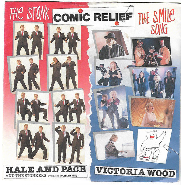 Hale And Pace - The Stonk / The Smile Song - Used Vinyl Record 7"