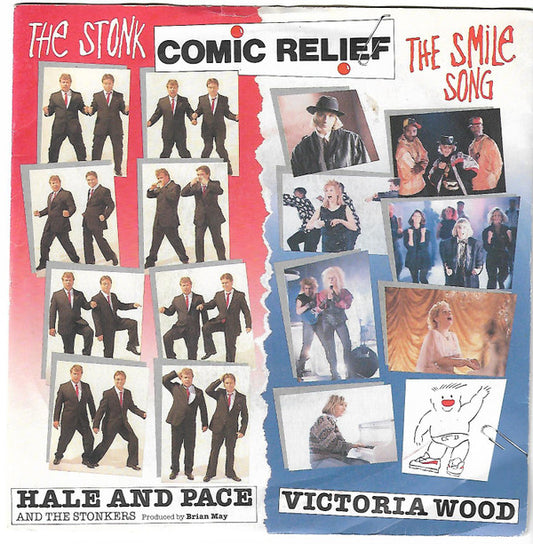 Hale And Pace - The Stonk / The Smile Song - Used Vinyl Record 7"