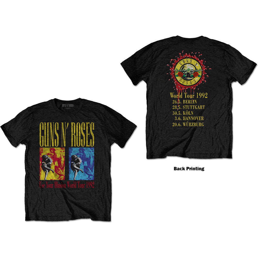 Guns N Roses - tshirt - Unisex - T-Shirts - Large - Short Sleeves - Us