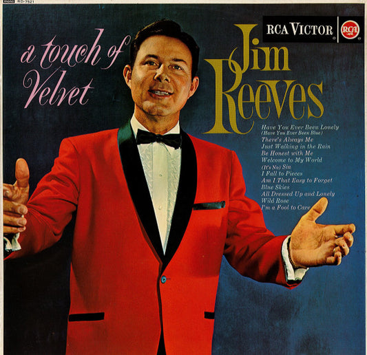 Jim Reeves - A Touch Of Velvet - Used Vinyl Record