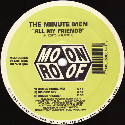 The Minutemen - All My Friends / How I Love Thee - Used Vinyl Record 12