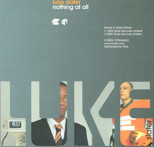 Luke Slater - Nothing At All - Used CD