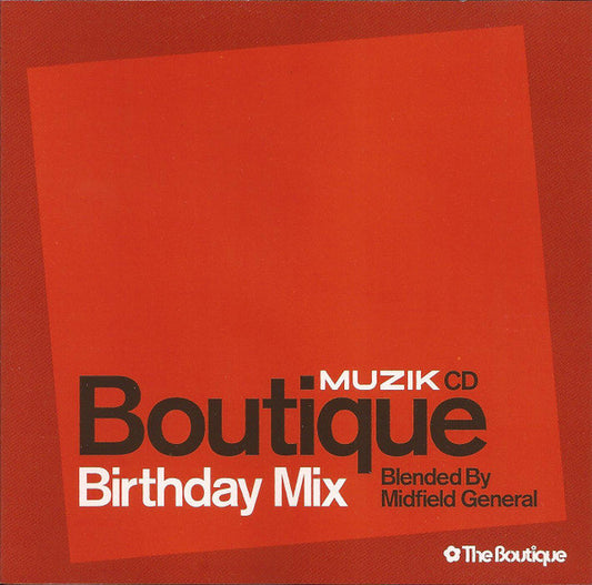 Midfield General - Boutique Birthday Mix - Used CD