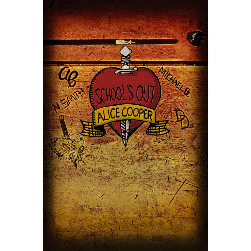 Alice Cooper - Textile Poster: Schools Out - Art Posters