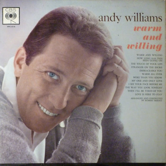 Andy Williams - Warm And Willing - Used Vinyl Record