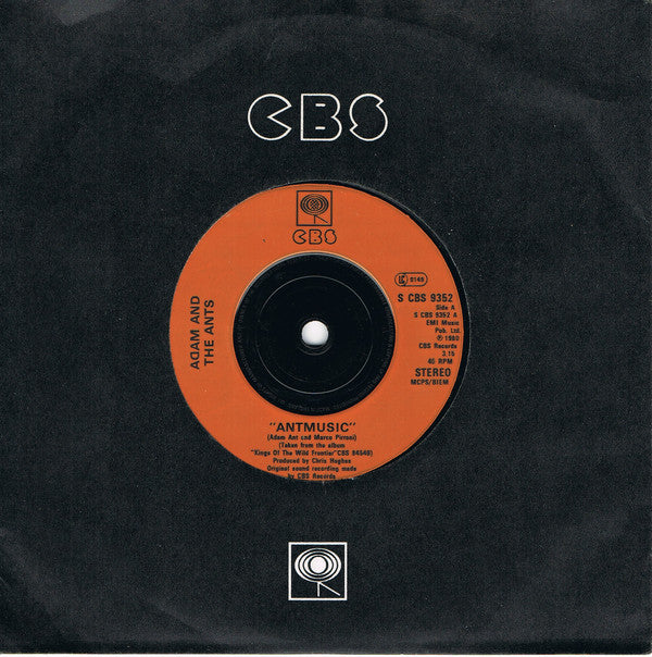 Adam And The Ants - Antmusic - Used Vinyl Record 7"