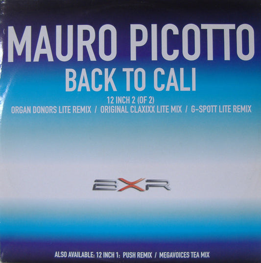 Mauro Picotto - Back To Cali (2 Of 2) - Used Vinyl Record 12"