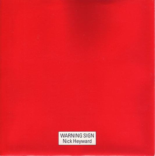 Nick Heyward - Warning Sign - Used Vinyl Record 7"